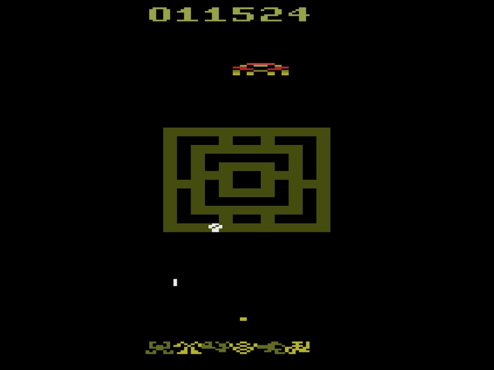 Gameplay of Wall Defender for Atari 2600